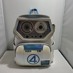 Loungefly Marvel's FF : First Steps H.E.R.B.I.E. Figural Mini Backpack NWT